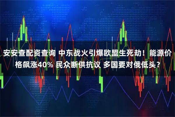 安安查配资查询 中东战火引爆欧盟生死劫！能源价格飙涨40% 民众断供抗议 多国要对俄低头？